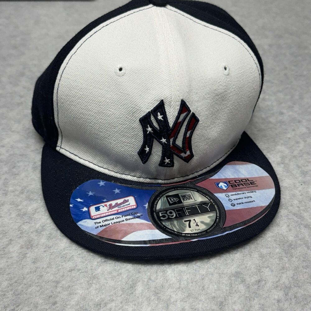 New York Yankees American Flag New Era Fitted Baseball Hat MLB Dad America 250